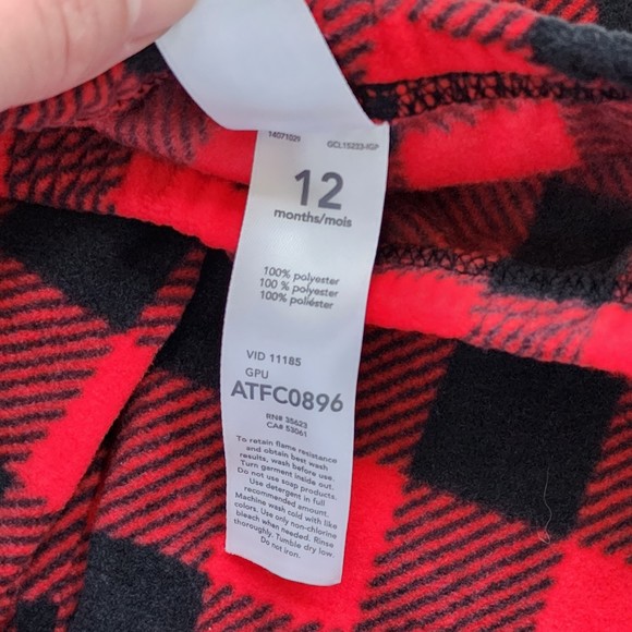 Carter's Girl's Christmas Naughty/Nice Pajama Set 12M NWT - Picture 11 of 11